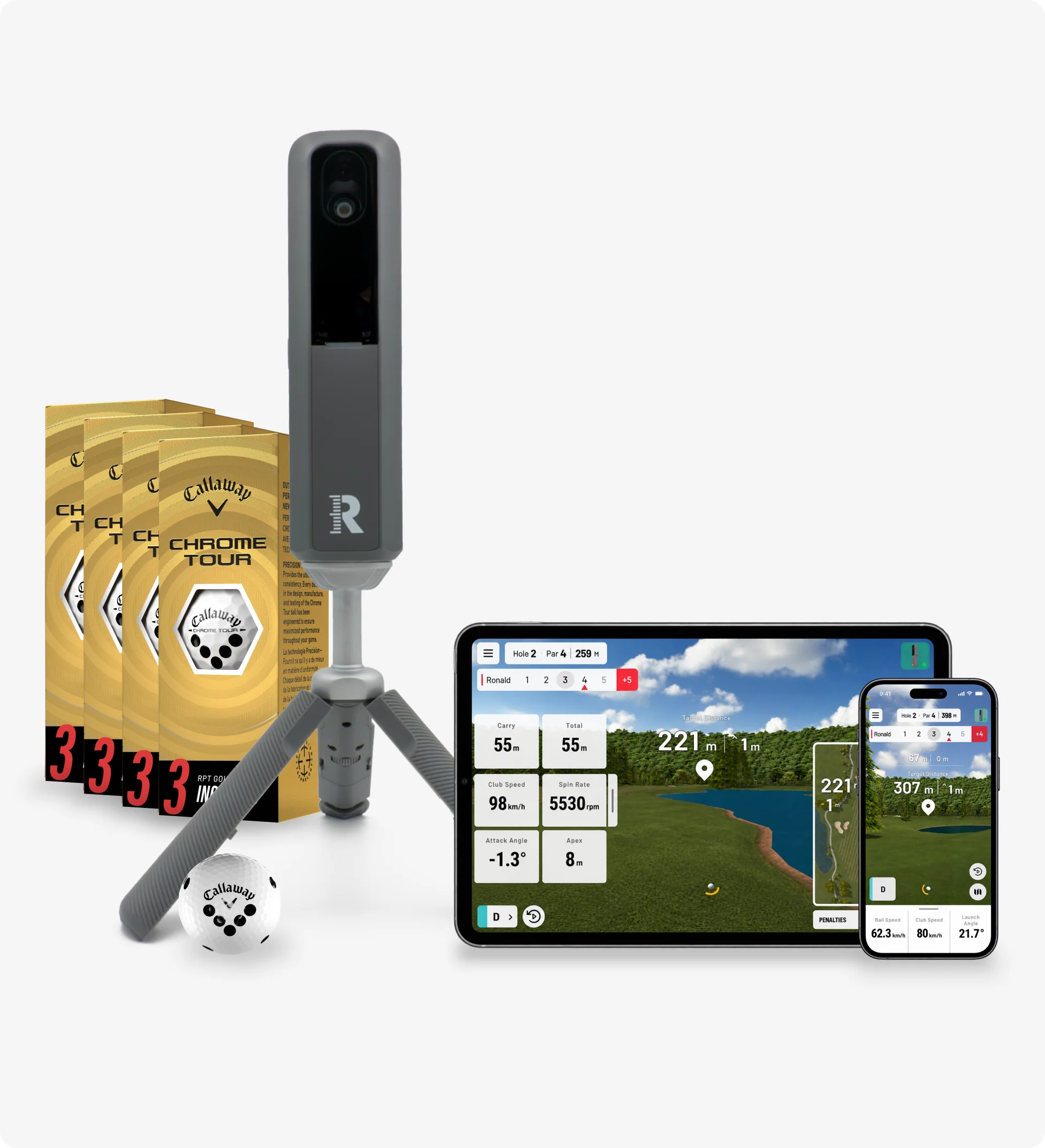 Rapsodo MLM2XPRO Home Golf Simulator Package with SimBox Enclosure & Golf Hitting Mat
